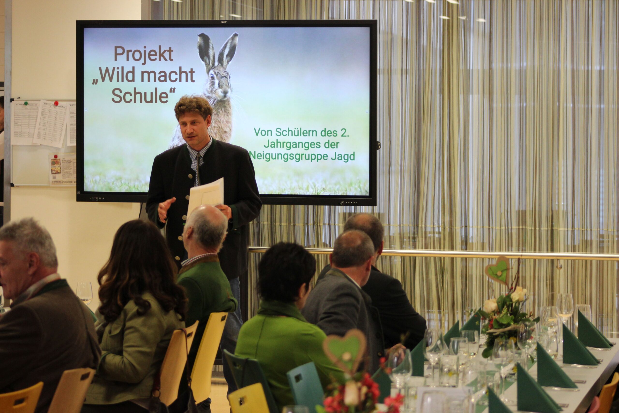 „Wild macht Schule“ – Hasendinner im BZ Pyhra