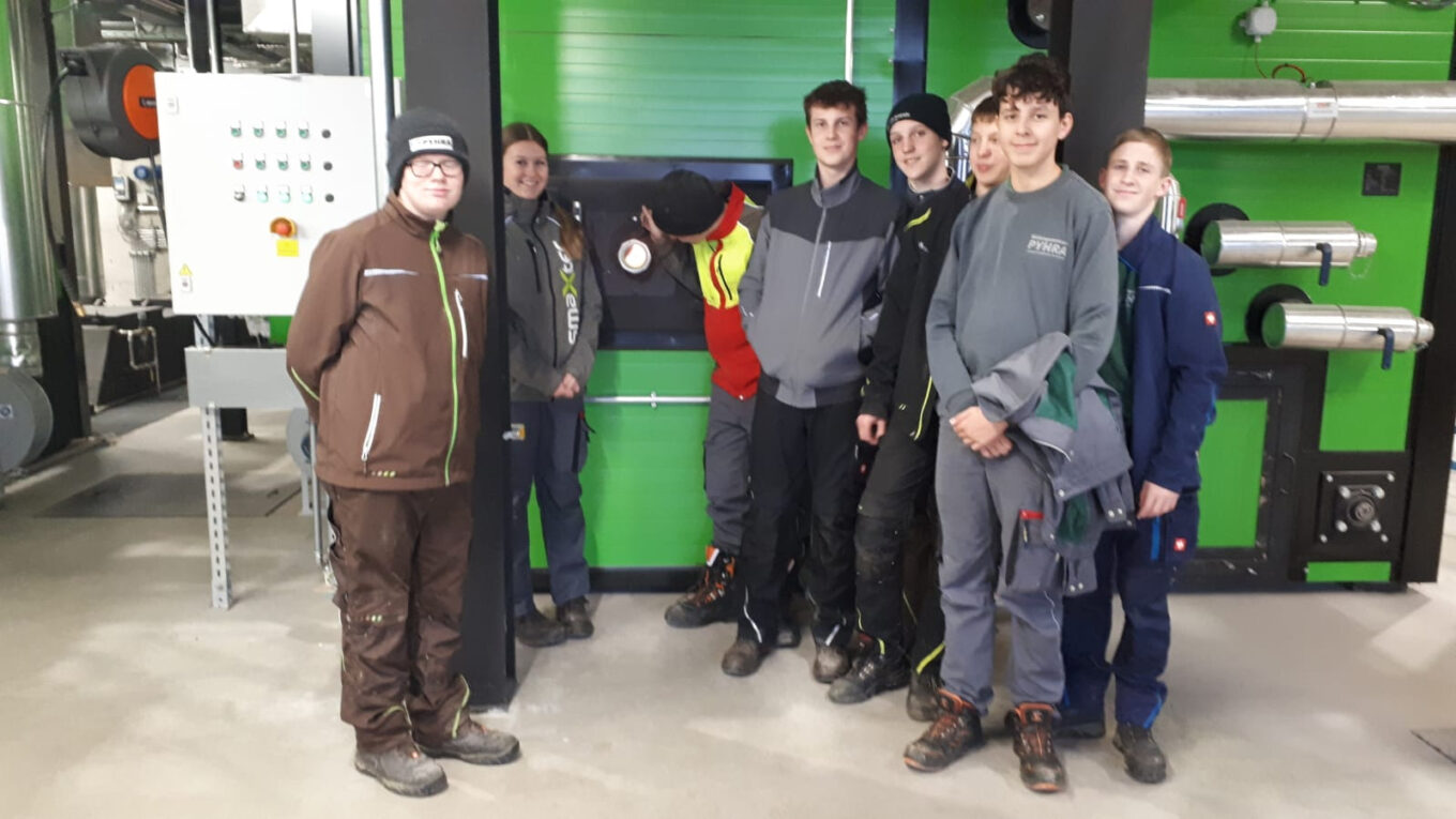 Lehrausgang ins Biomasse-Fernheizwerk Pyhra
