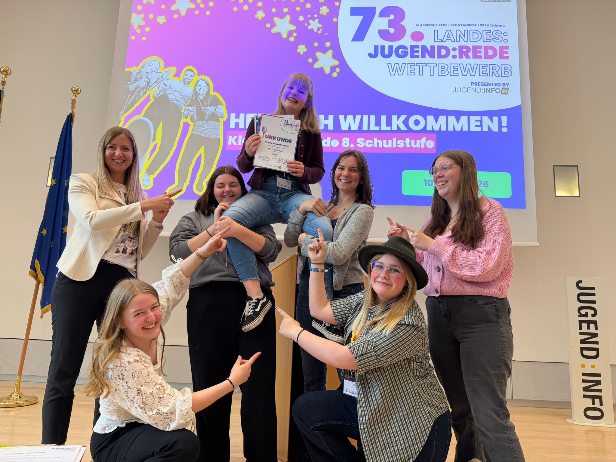 Gruppenfoto Redewettbewerb