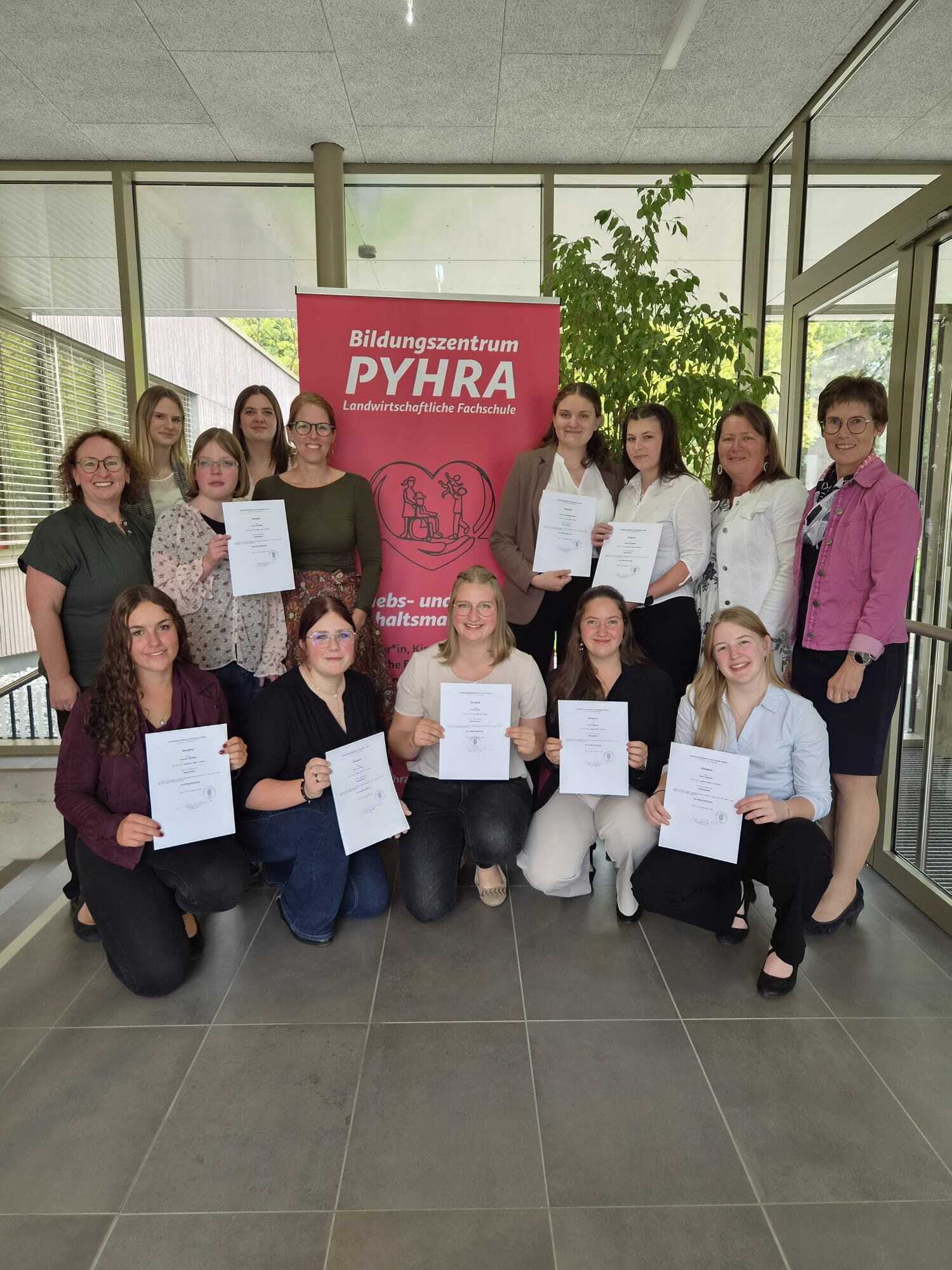 Erfolgreich bestandene Heimhilfeprüfung an der LFS Pyhra