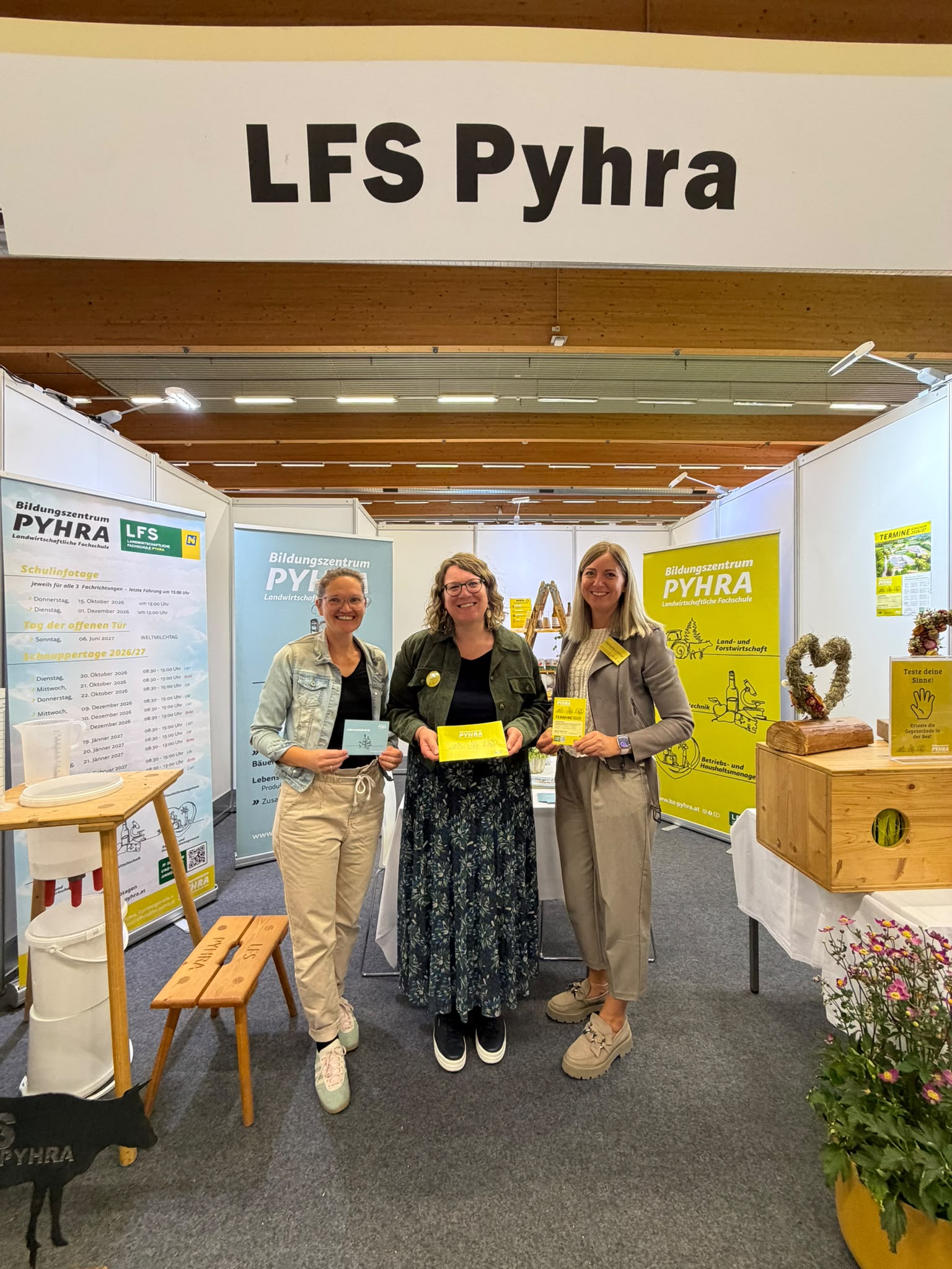 Nicole Schmitt (Berufsschule Wels 1), Cordula Klaffner (AV Lebensmitteltechnik), Michaela Lechner (LFS Pyhra) (1)